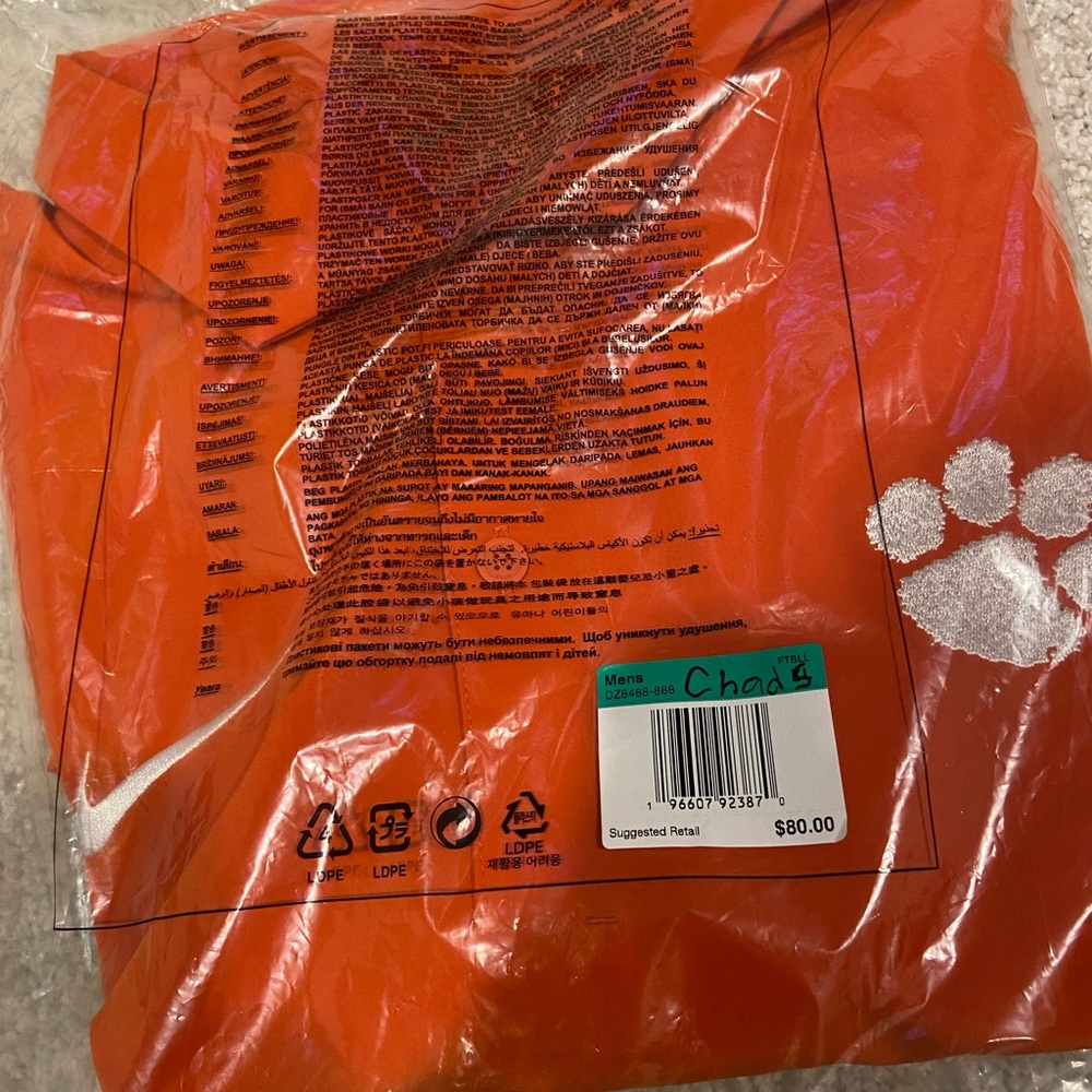 Clemson Collared Polo T-Shirt - Picture 3 of 3
